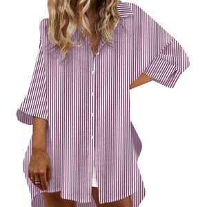 Women's button down cover up